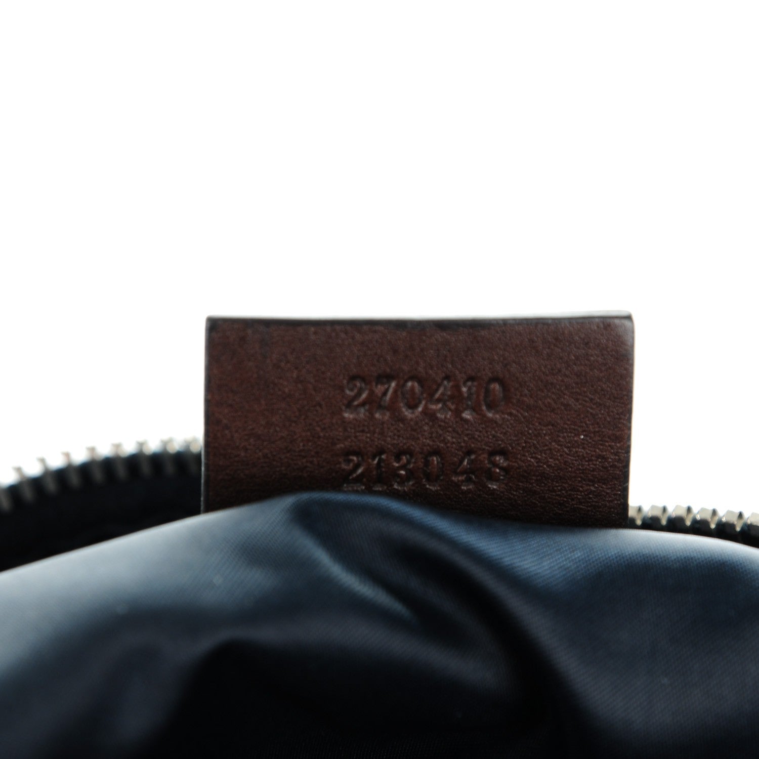 Gucci Nylon Diamante Medium Flat Messenger Bag Navy 7 of 7