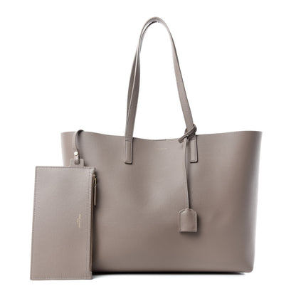 Saint Laurent Calfskin Large Shopping Tote Light Taupe 1 of 13