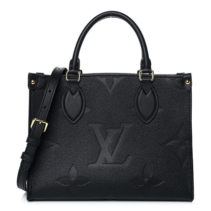 Louis Vuitton Empreinte Monogram Giant Onthego PM Black 1 of 10