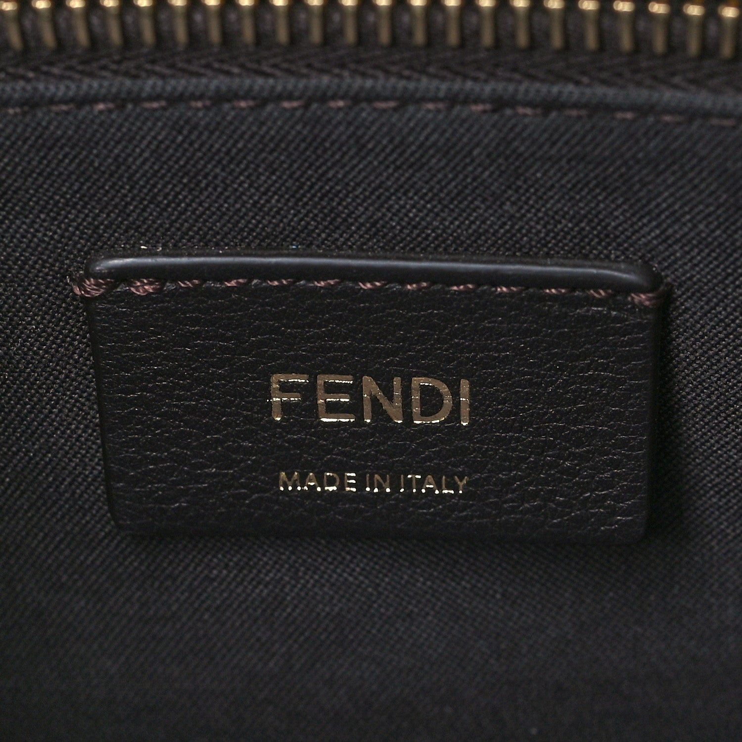 Fendi Vitello King Elaphe Python Print Logo Medium By The Way Boston Bag Tartufo Daisy Roccia 6 of 10