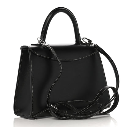 Moynat Box Calfskin Gabrielle PM Black 3 of 9