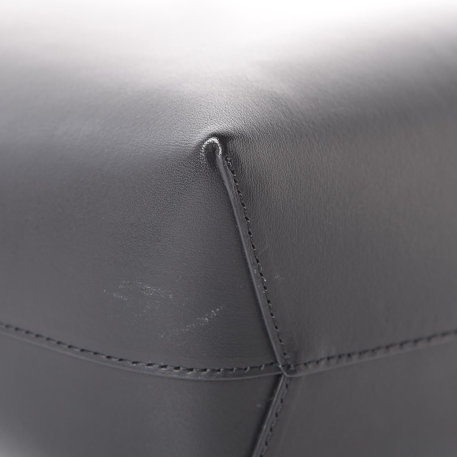 Mansur Gavriel Calfskin Small Shopping Tote Black Flamma 4 of 18