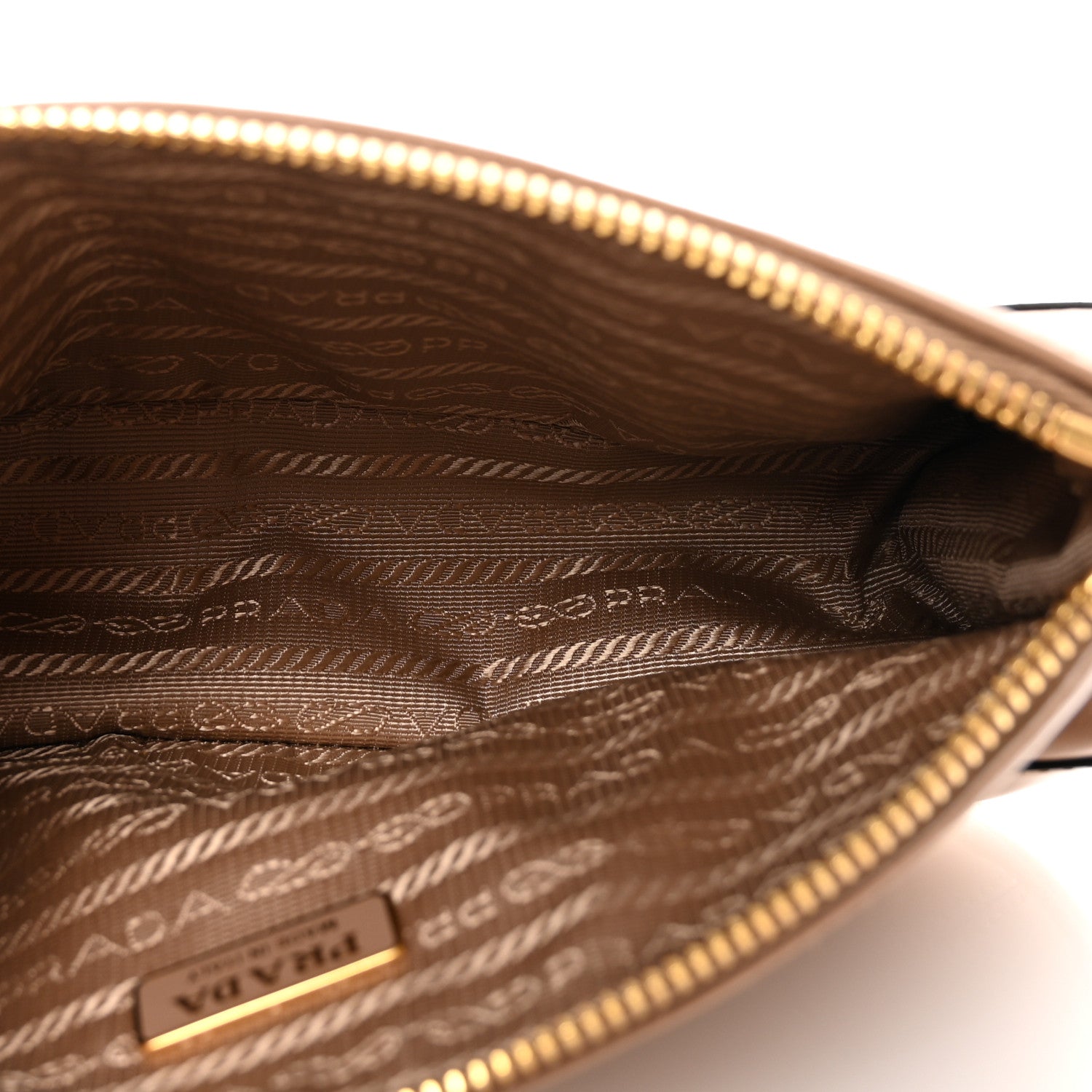 Prada Soft Lux Calfskin Re-Edition 2002 Shoulder Bag Travertine 5 of 10