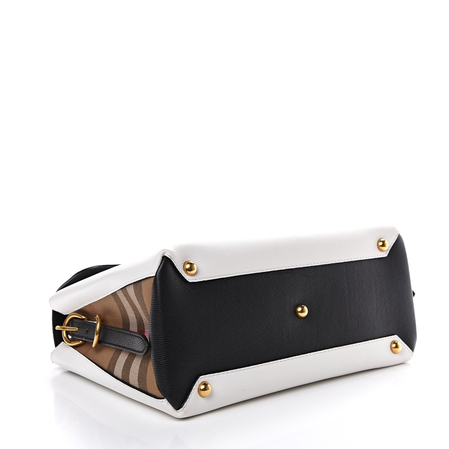 Derby Calfskin House Check Medium Camberley Chalk White Black