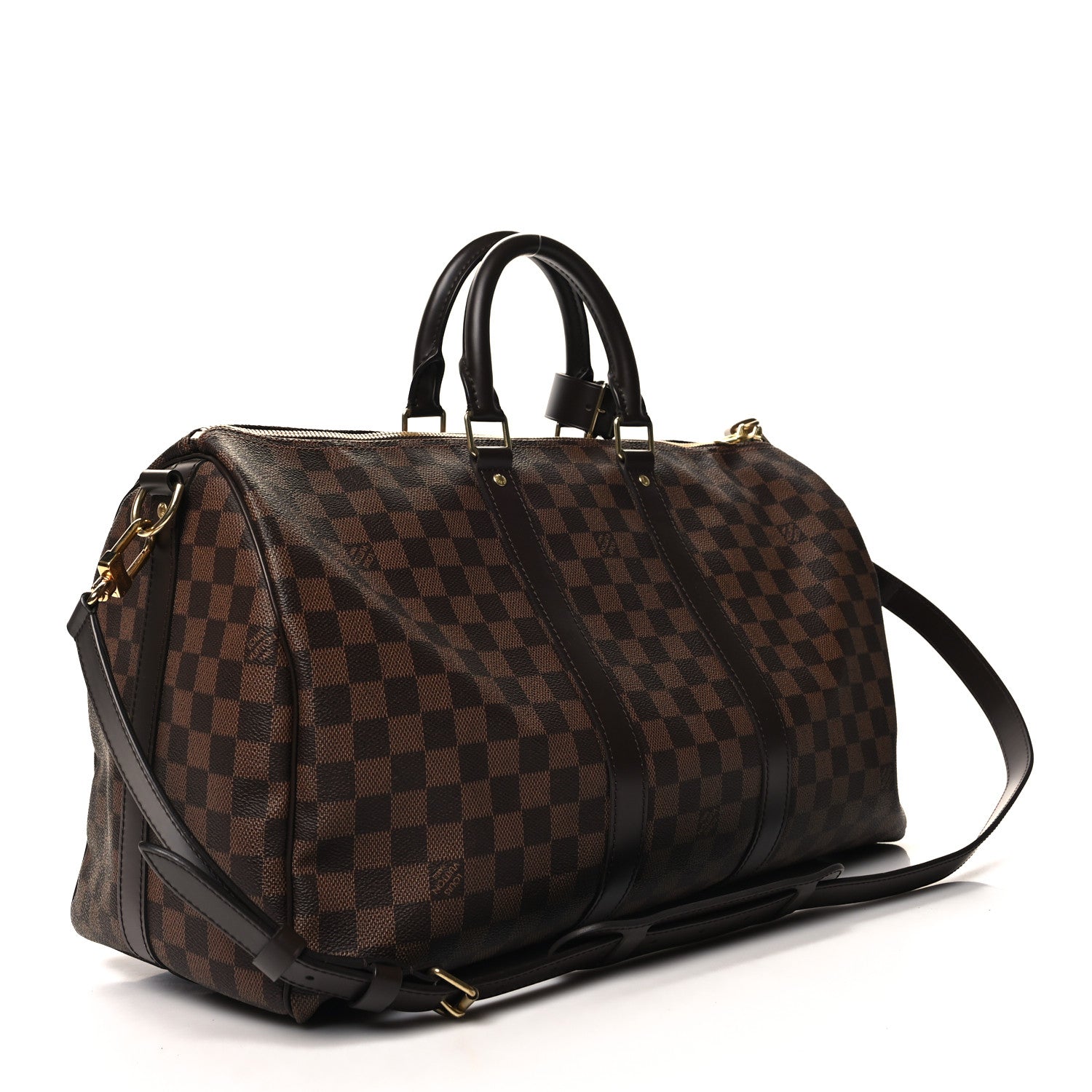Louis Vuitton Damier Ebene Keepall Bandouliere 45 2 of 11