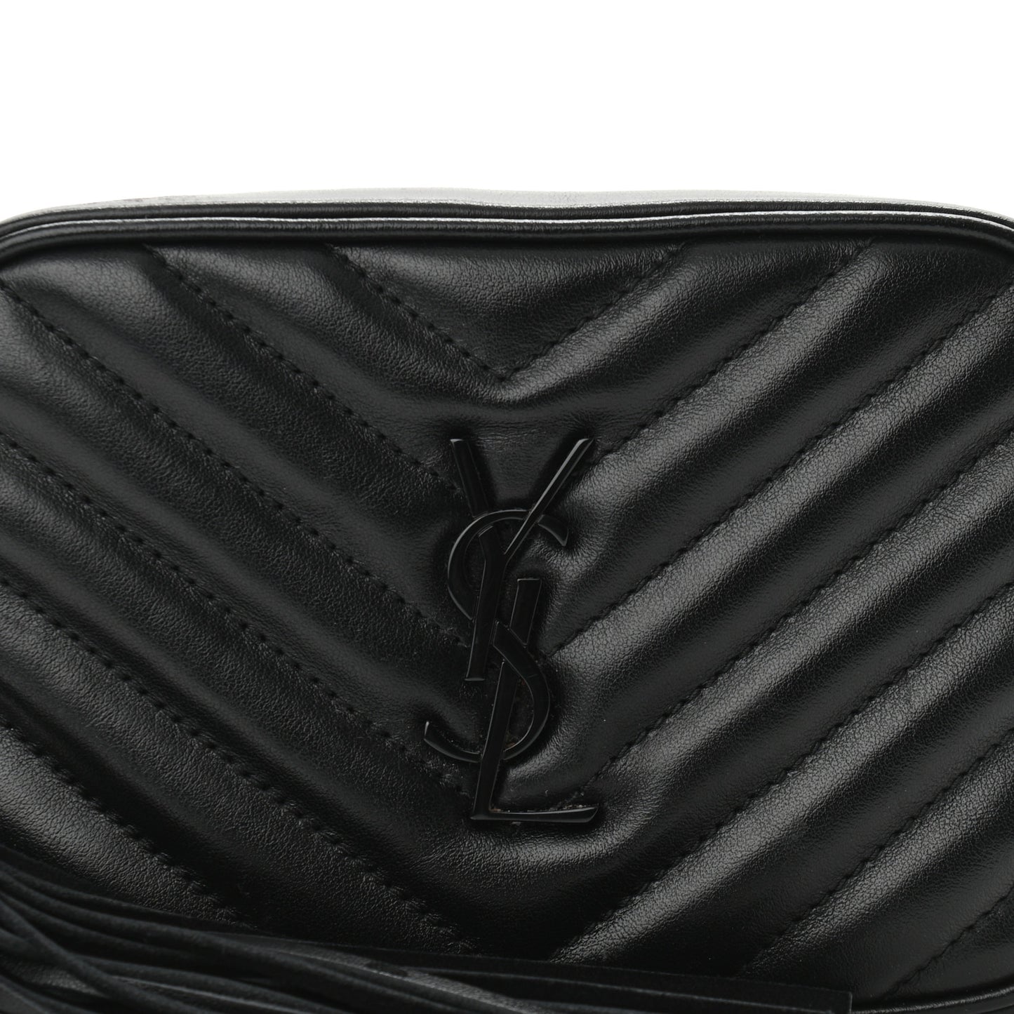 Calfskin Matelasse Monogram Lou Belt Bag Black
