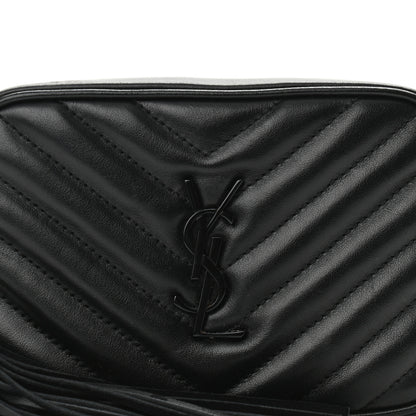 Saint Laurent Calfskin Matelasse Monogram Lou Belt Bag Black 6 of 8