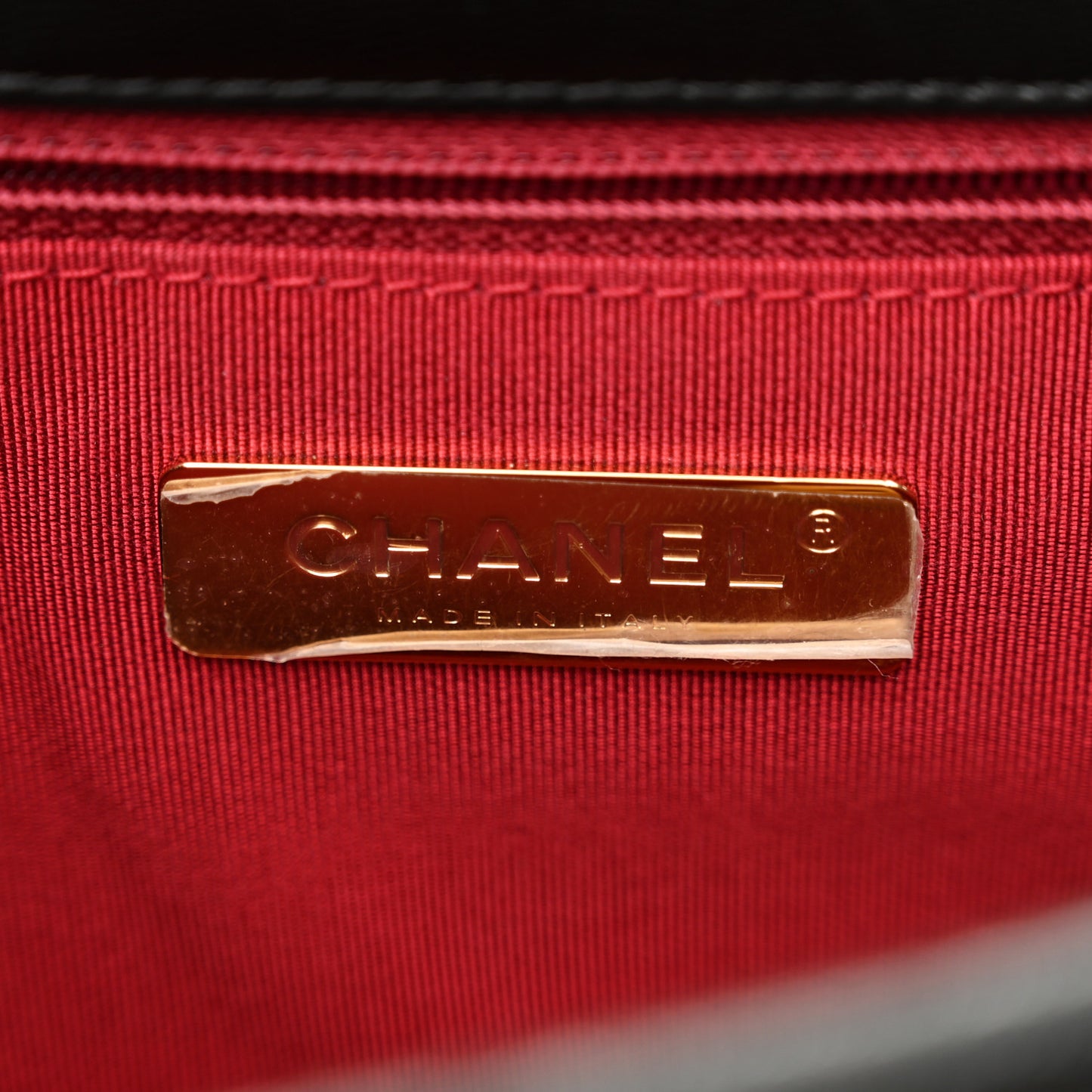 Shiny Goatskin Quilted Medium Chanel 19 Flap Black