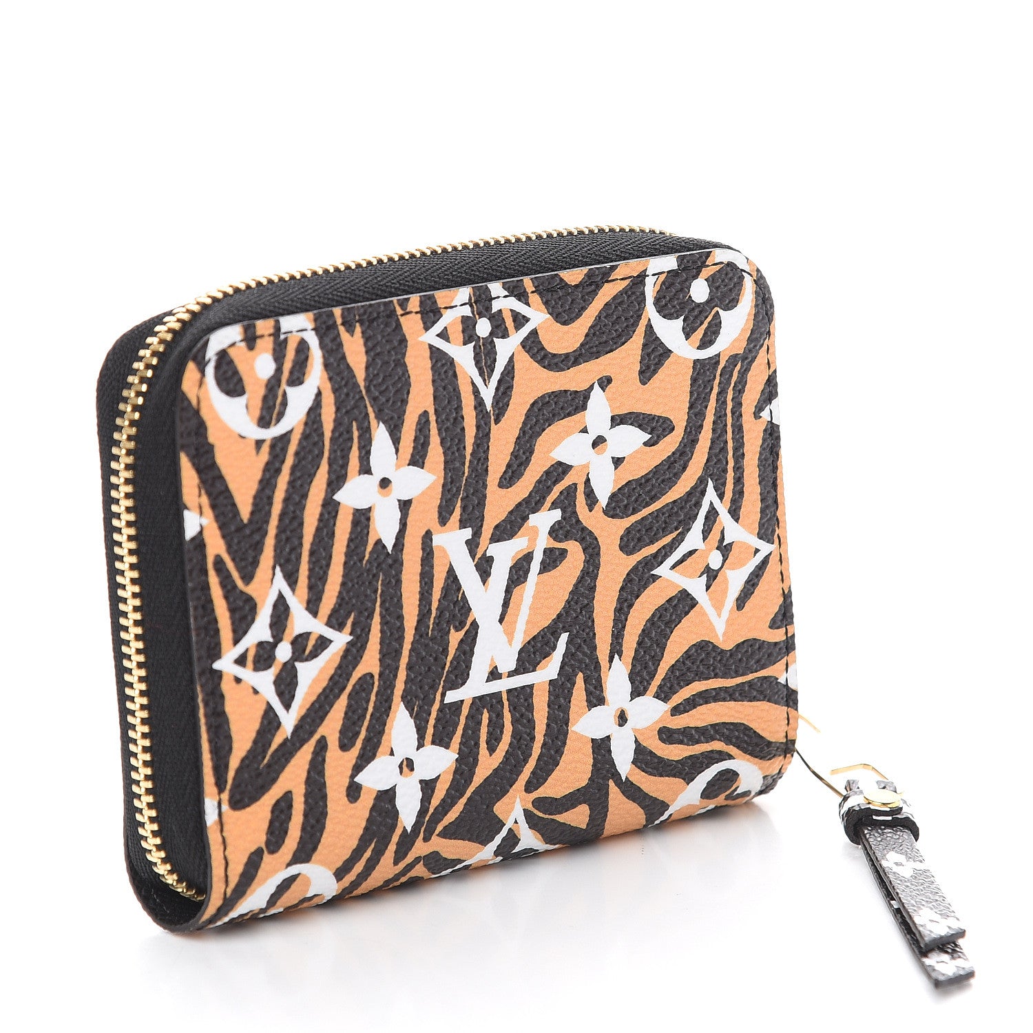 Louis Vuitton Monogram Giant Jungle Zippy Coin Purse Black 2 of 5