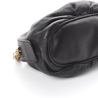 Gucci Deerskin Medium Bamboo Cosmetic Case Black 6 of 7