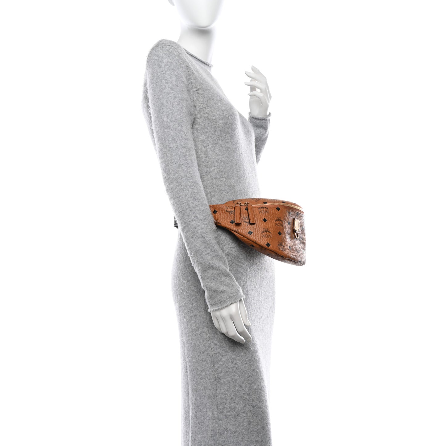 Visetos Medium Fusten Belt Bag Cognac