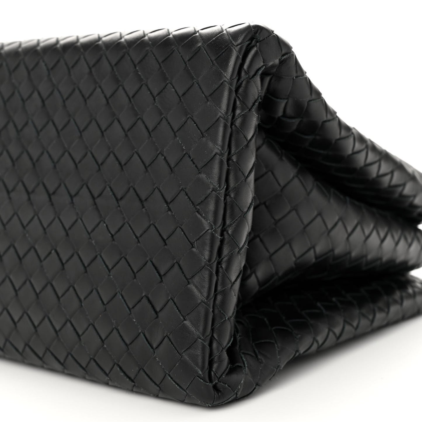 Light Calf Intrecciato Small Roma Black