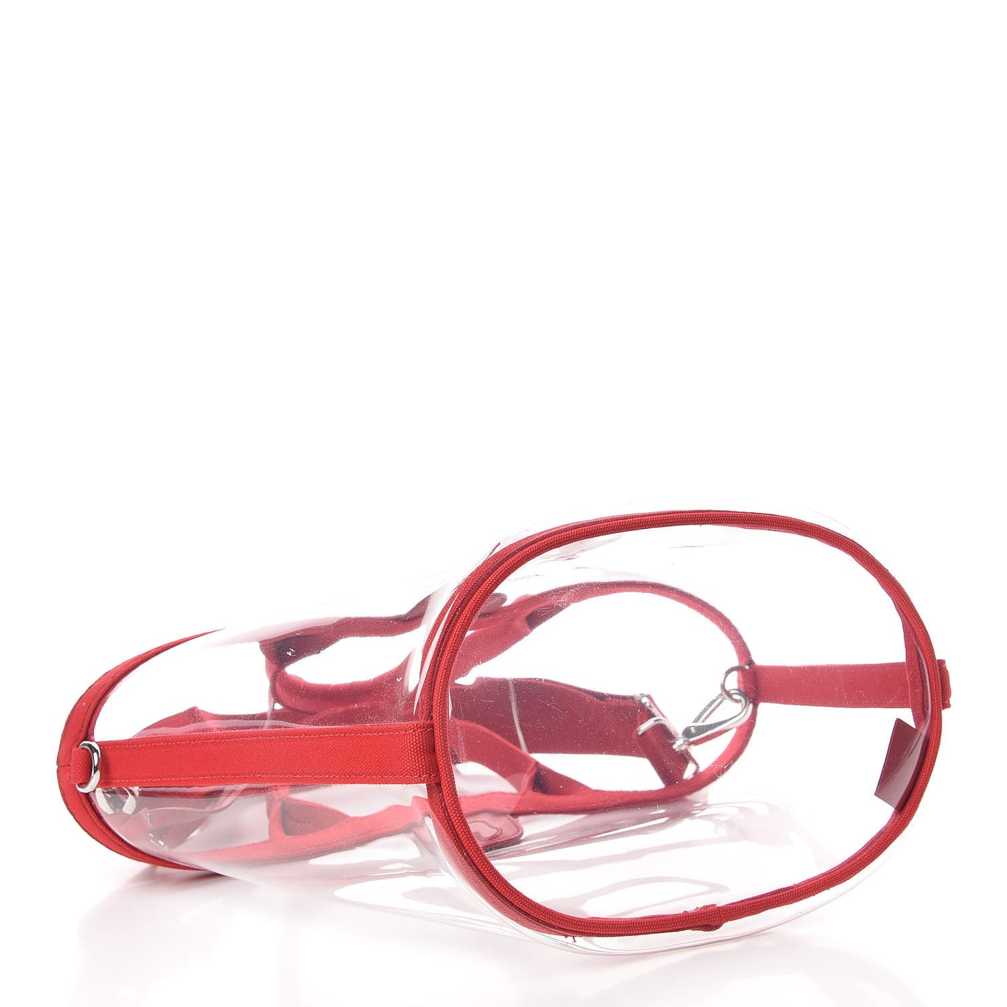 Plexiglass Canapa Small Shopper Tote Rosso