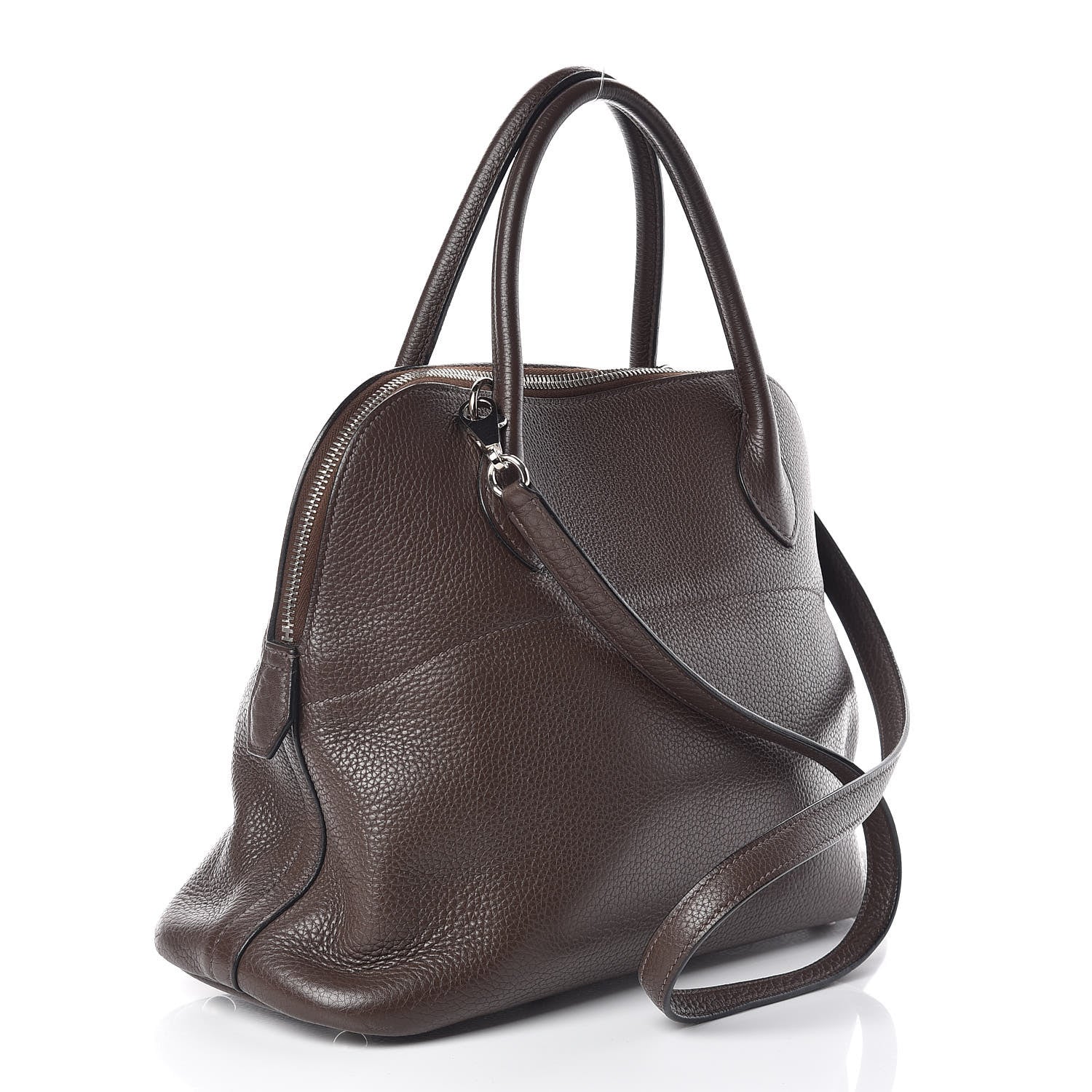Hermes Taurillon Clemence Bolide 31 Chocolate 3 of 15
