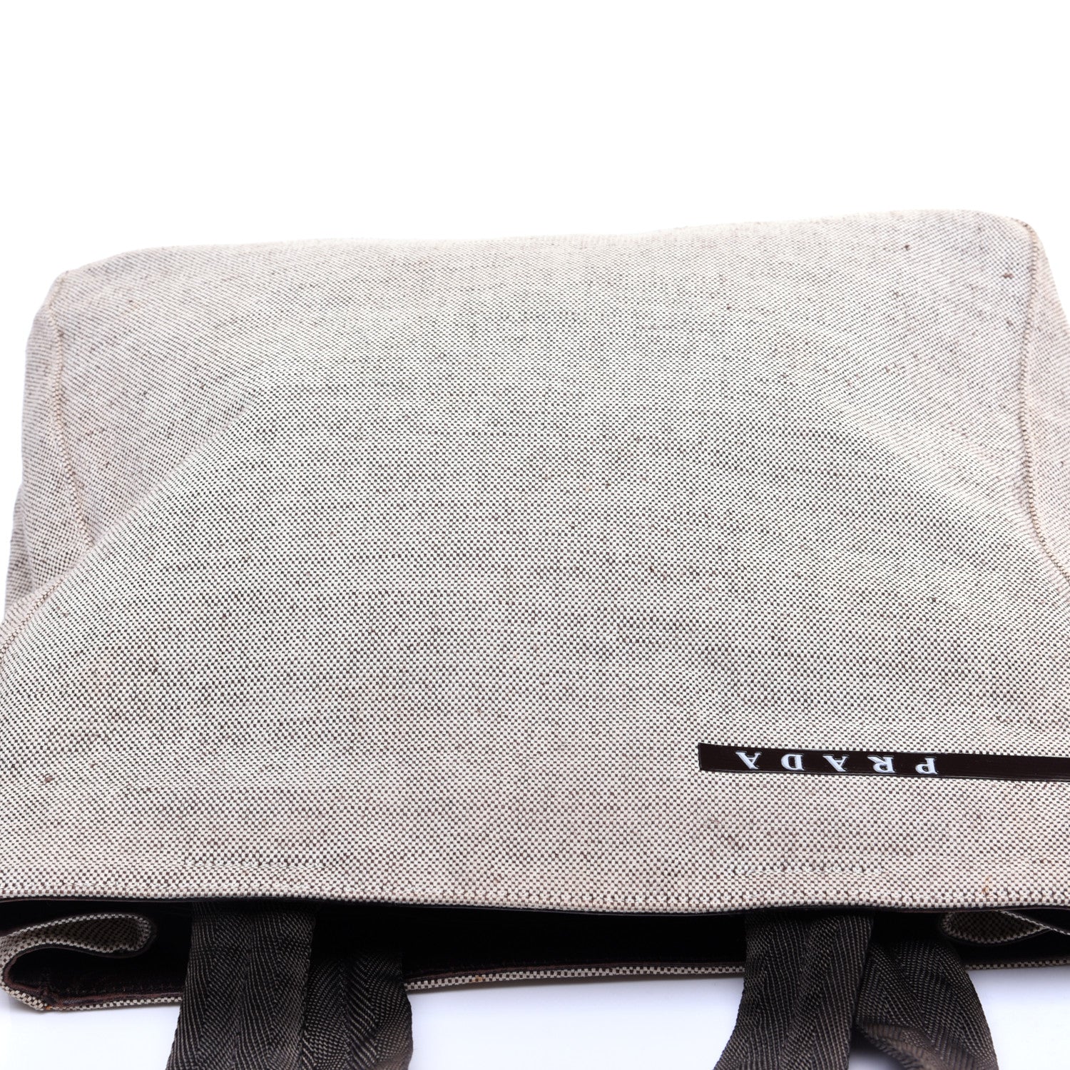 Prada Canapa Jacquard Sport Shoulder Bag Naturale 10 of 12