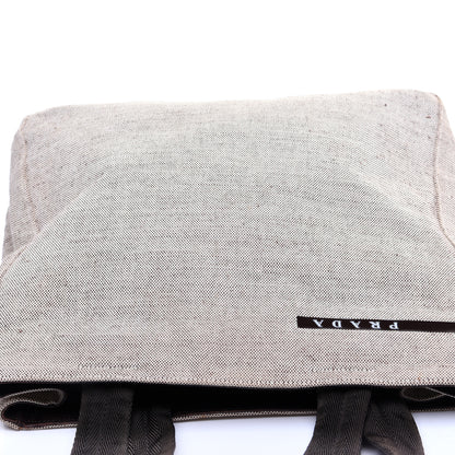 Prada Canapa Jacquard Sport Shoulder Bag Naturale 10 of 12