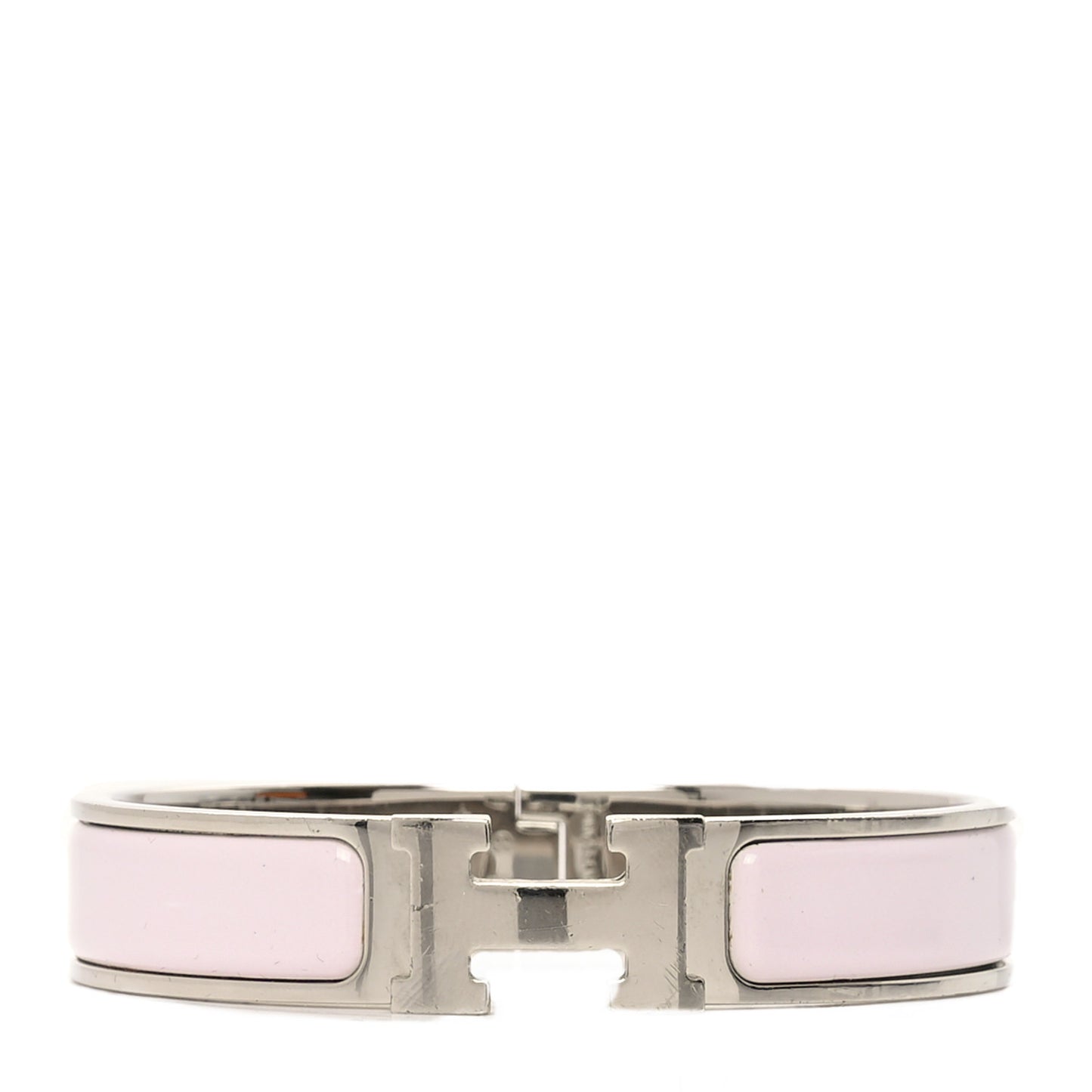 Enamel Narrow Clic Clac H Bracelet PM Rose Nymph