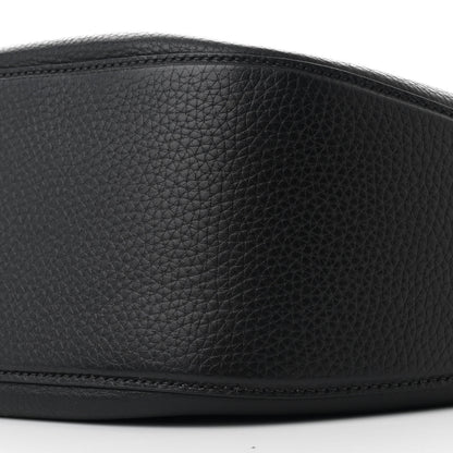 Valentino Garavani Grainy Calfskin Medium Vlogo Moon Hobo Bag Black 9 of 9