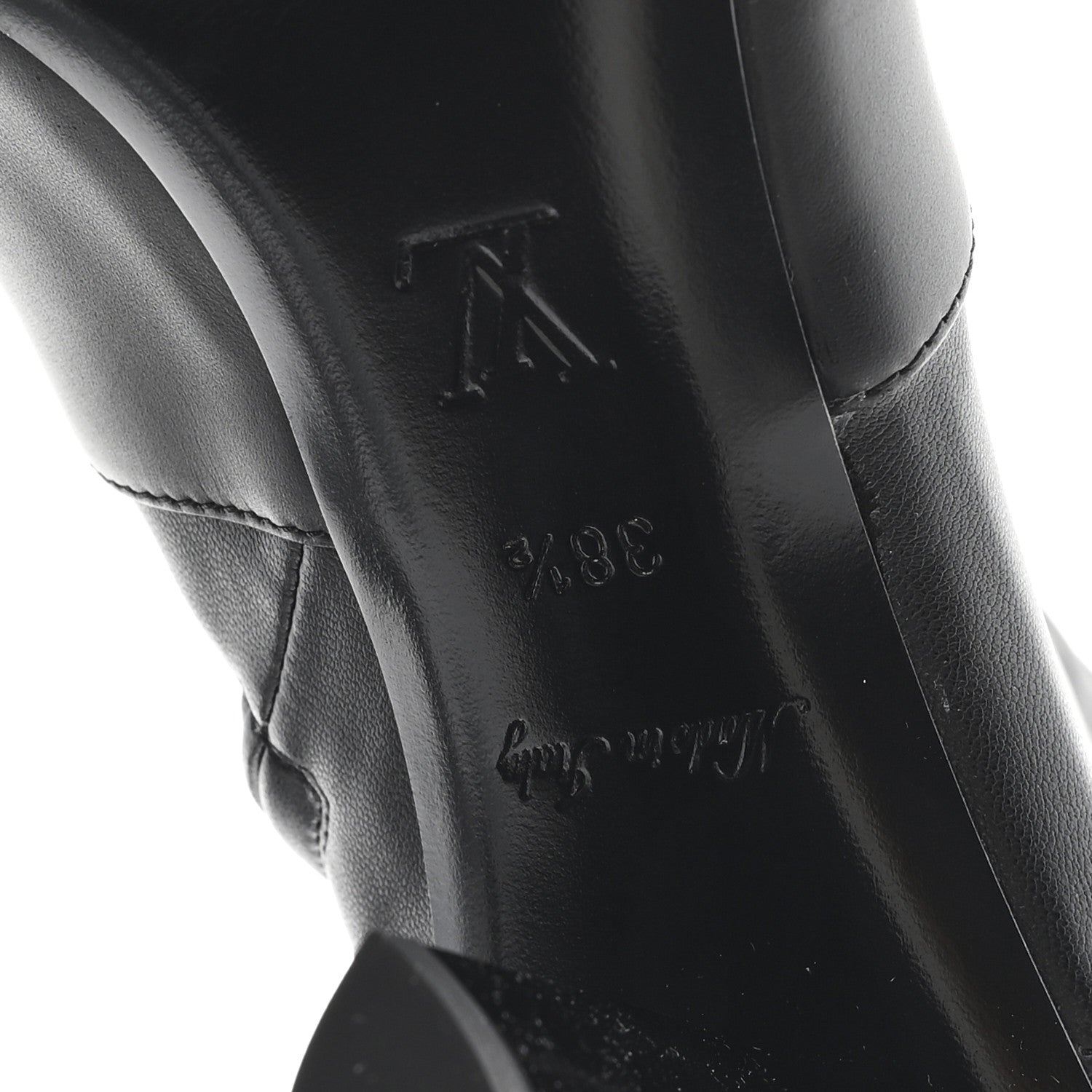 Louis Vuitton Calfskin Uniformes Silhouette Ankle Boots 38.5 Black 7 of 8