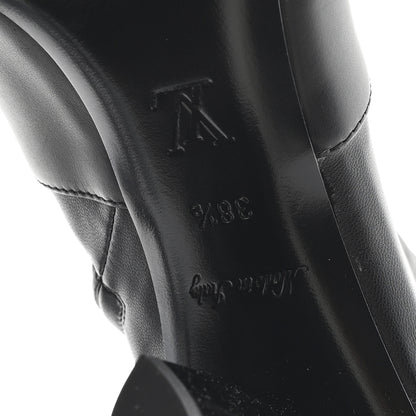 Louis Vuitton Calfskin Uniformes Silhouette Ankle Boots 38.5 Black 7 of 8