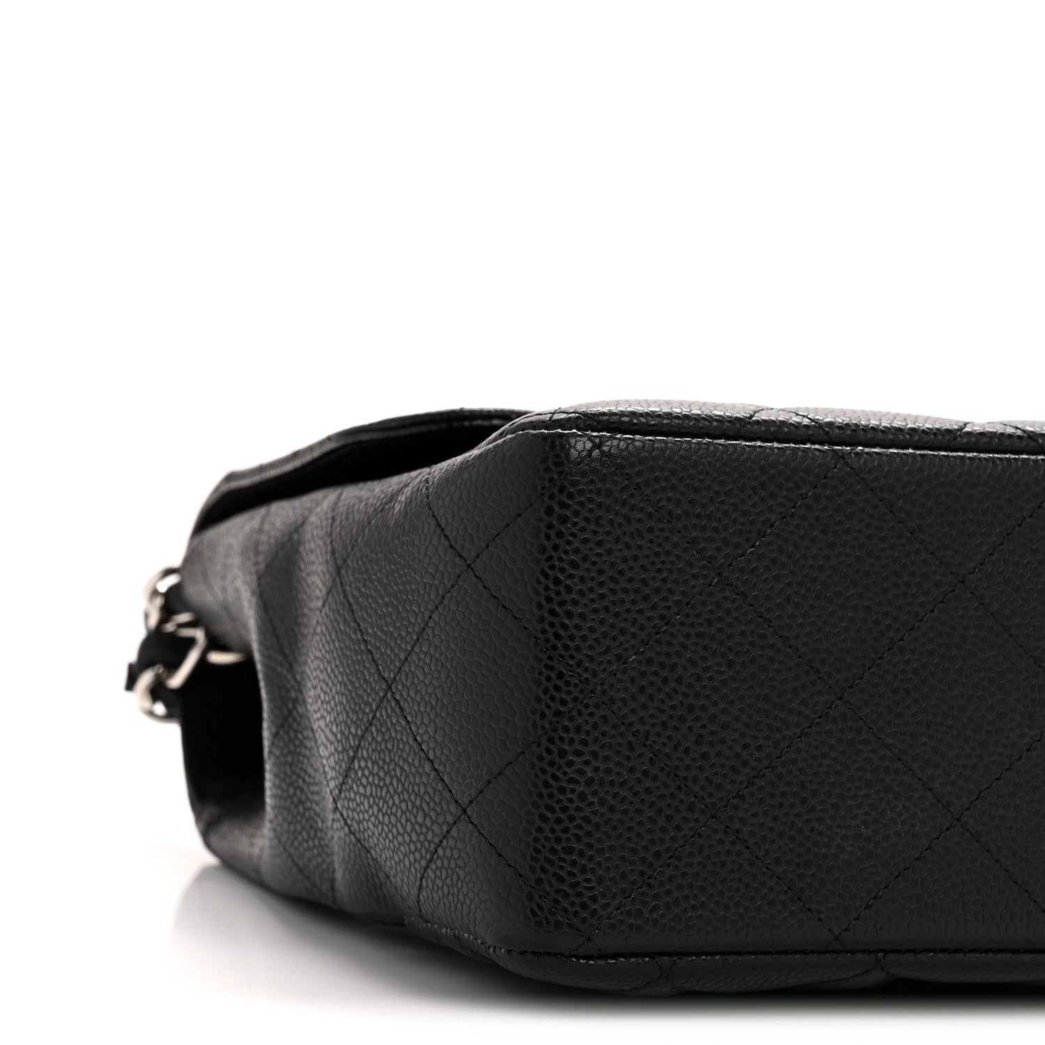 Chanel Caviar Quilted Jumbo Single Flap Black 9 of 12