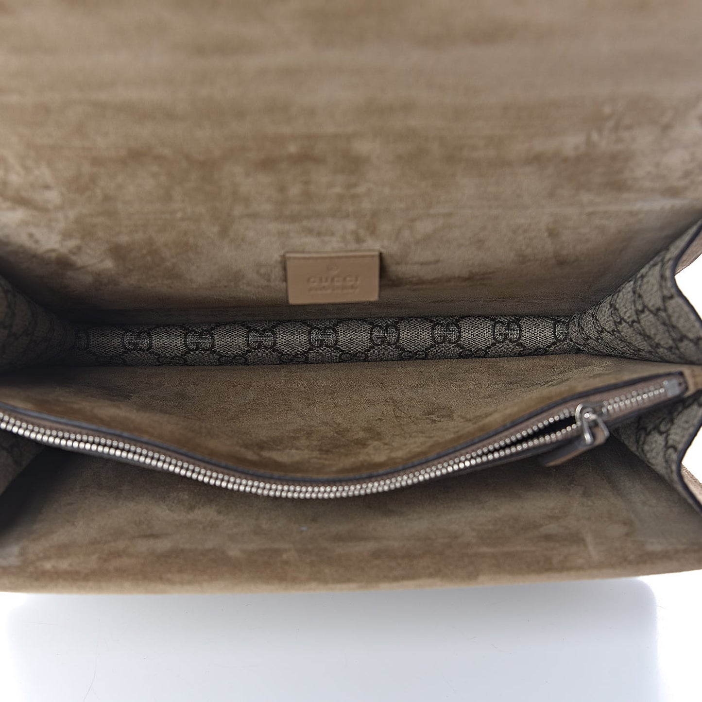 GG Supreme Monogram Medium Dionysus Shoulder Bag Taupe