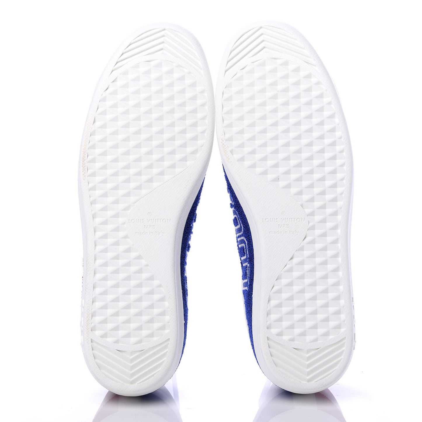 Calfskin Luxembourg Sneakers 9.5 Red Blue White