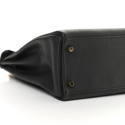 Hermes Togo Kelly Retourne 32 Black 9 of 17