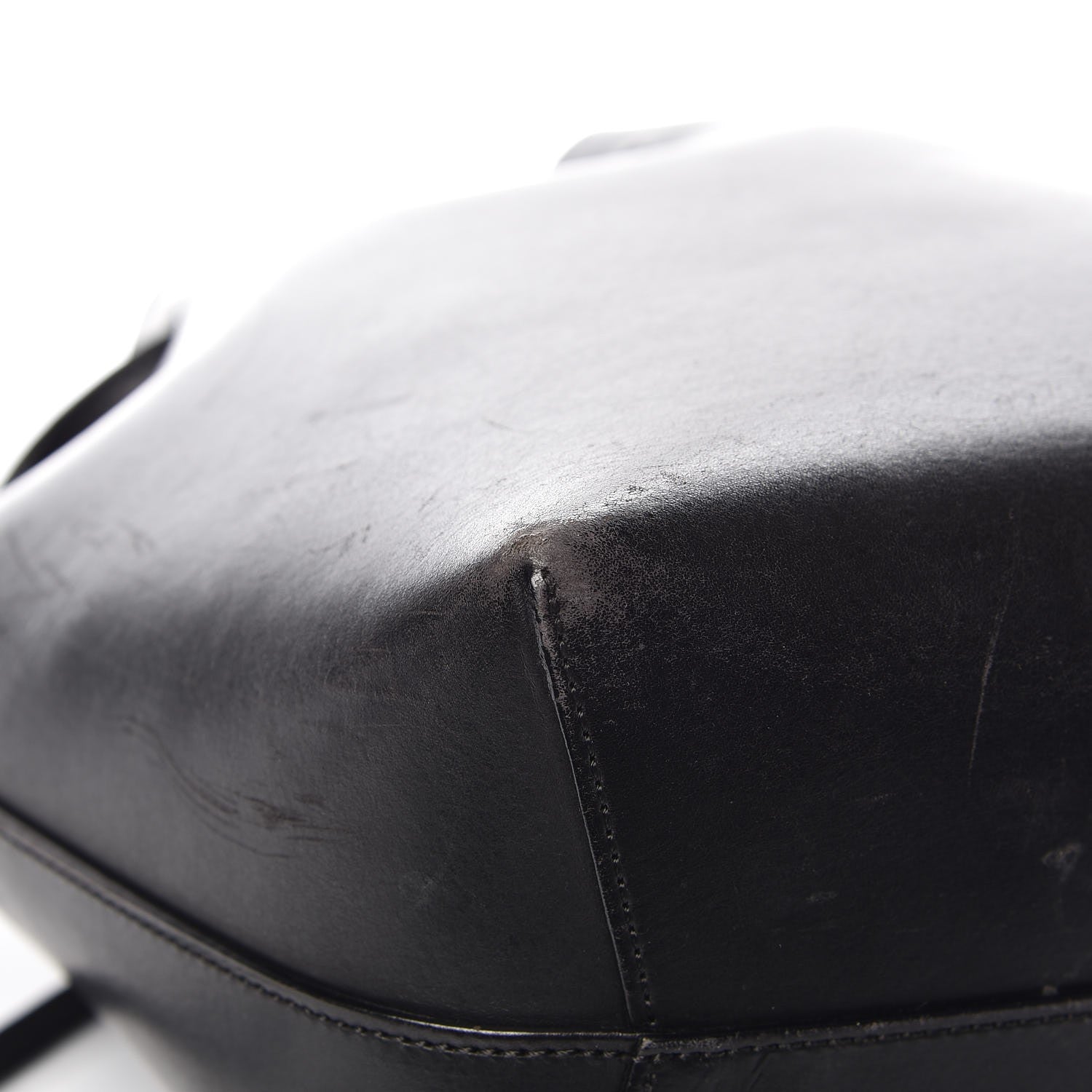 Mansur Gavriel Calfskin Mini Bucket Bag Black Argento 18 of 18