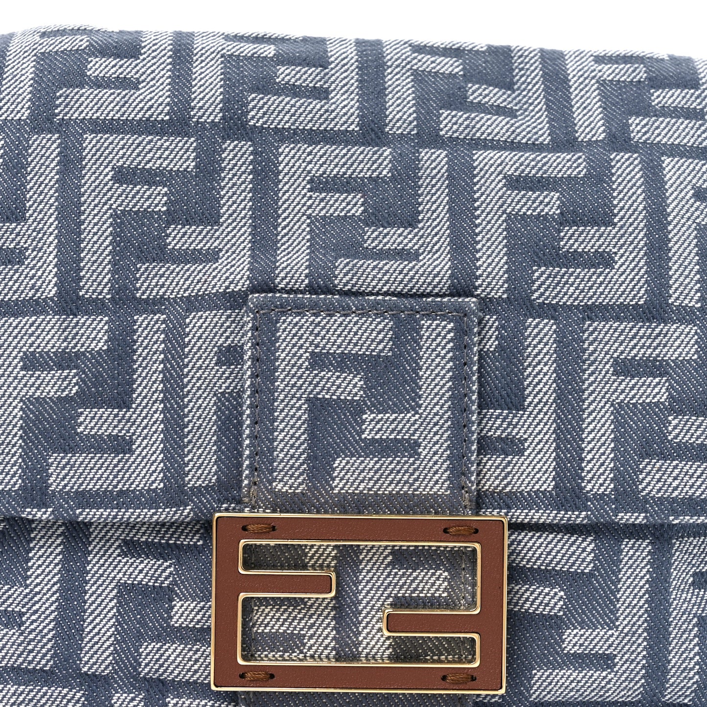 Denim Small Mamma Baguette Blue