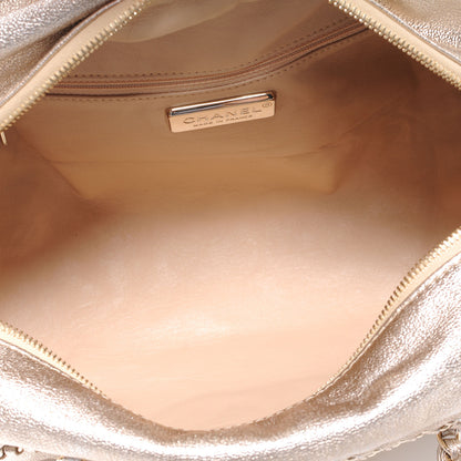 Chanel Luxe Ligne Medium Bowler Tote Metallic Gold 5 of 6