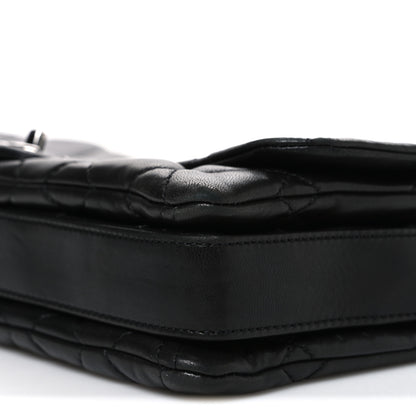Chanel Lambskin Quilted Jumbo 3 Flap Black 10 of 10