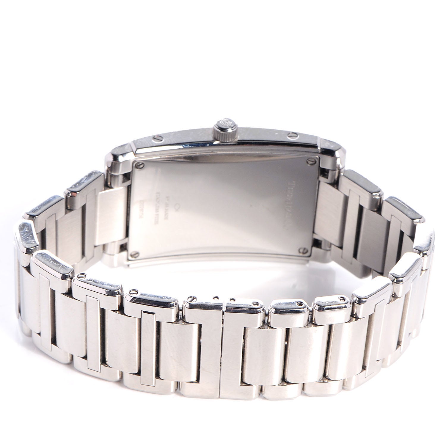Tiffany Stainless Steel Diamond Bezel 27mm Grand Resonator Quartz Watch 6 of 7
