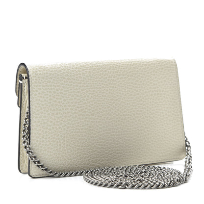 Gucci Dollar Calfskin Crystal Super Mini Dionysus Shoulder Bag Mystic White Black Diamond 3 of 9