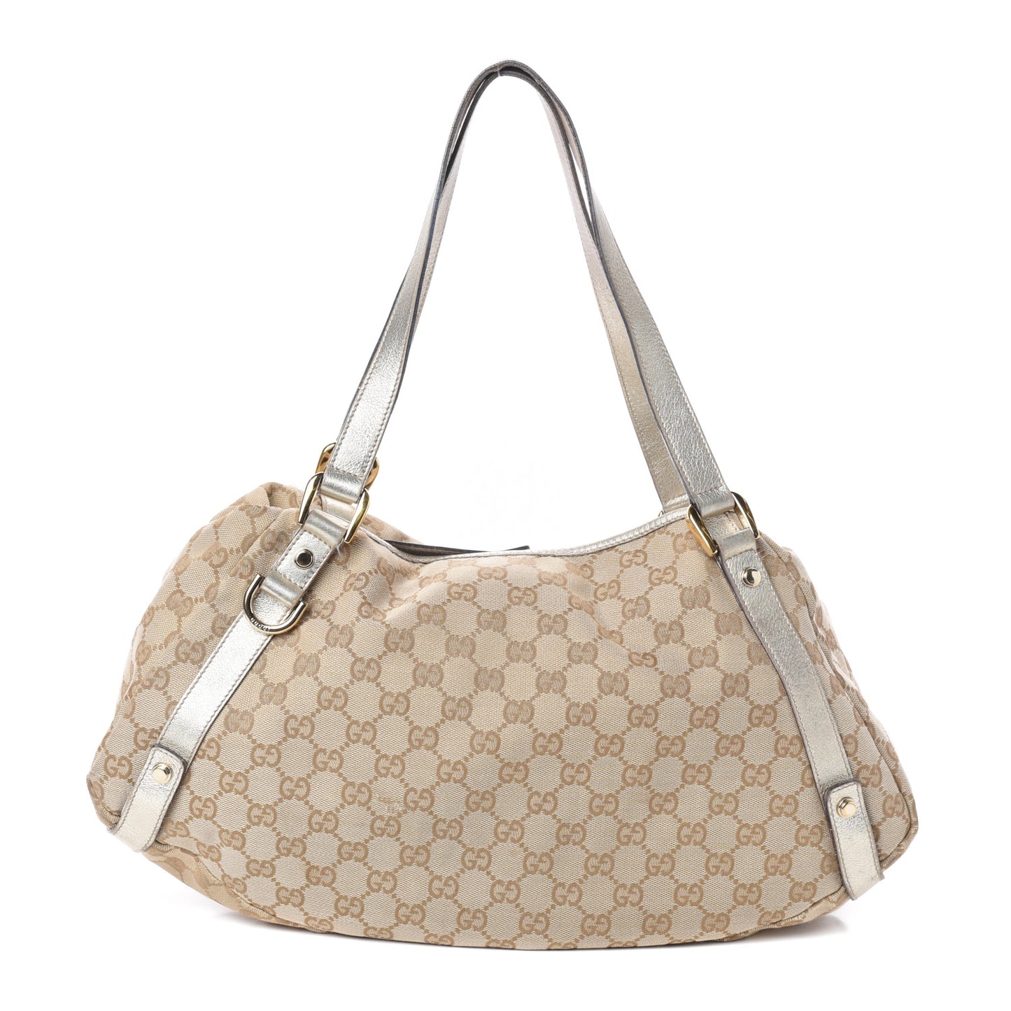 Monogram Medium Abbey Shoulder Bag Gold