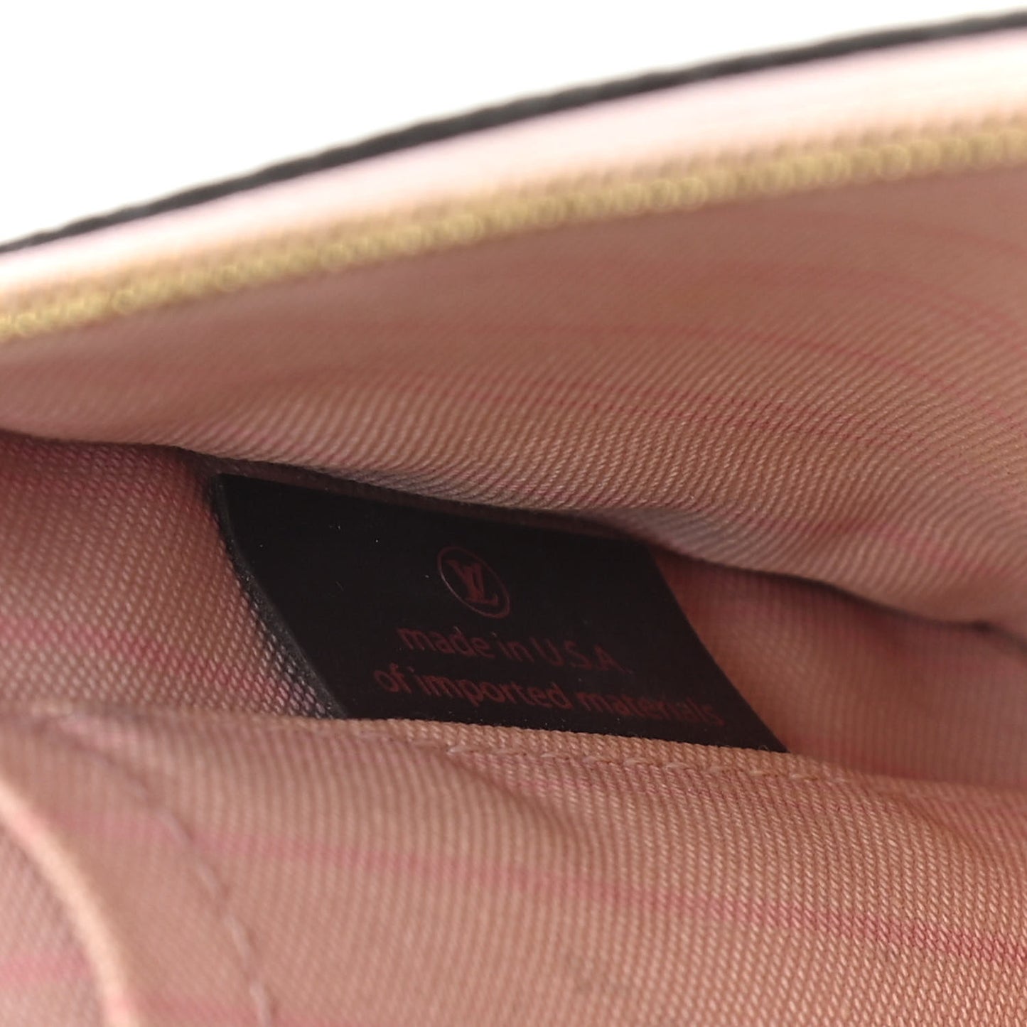 Damier Ebene Neverfull MM GM Pochette Rose Ballerine