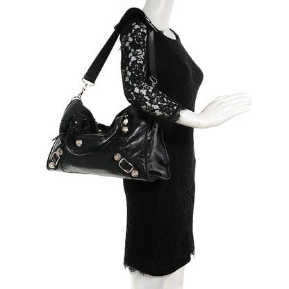 Balenciaga Agneau Giant 21 Silver Hardware City Black 2 of 10