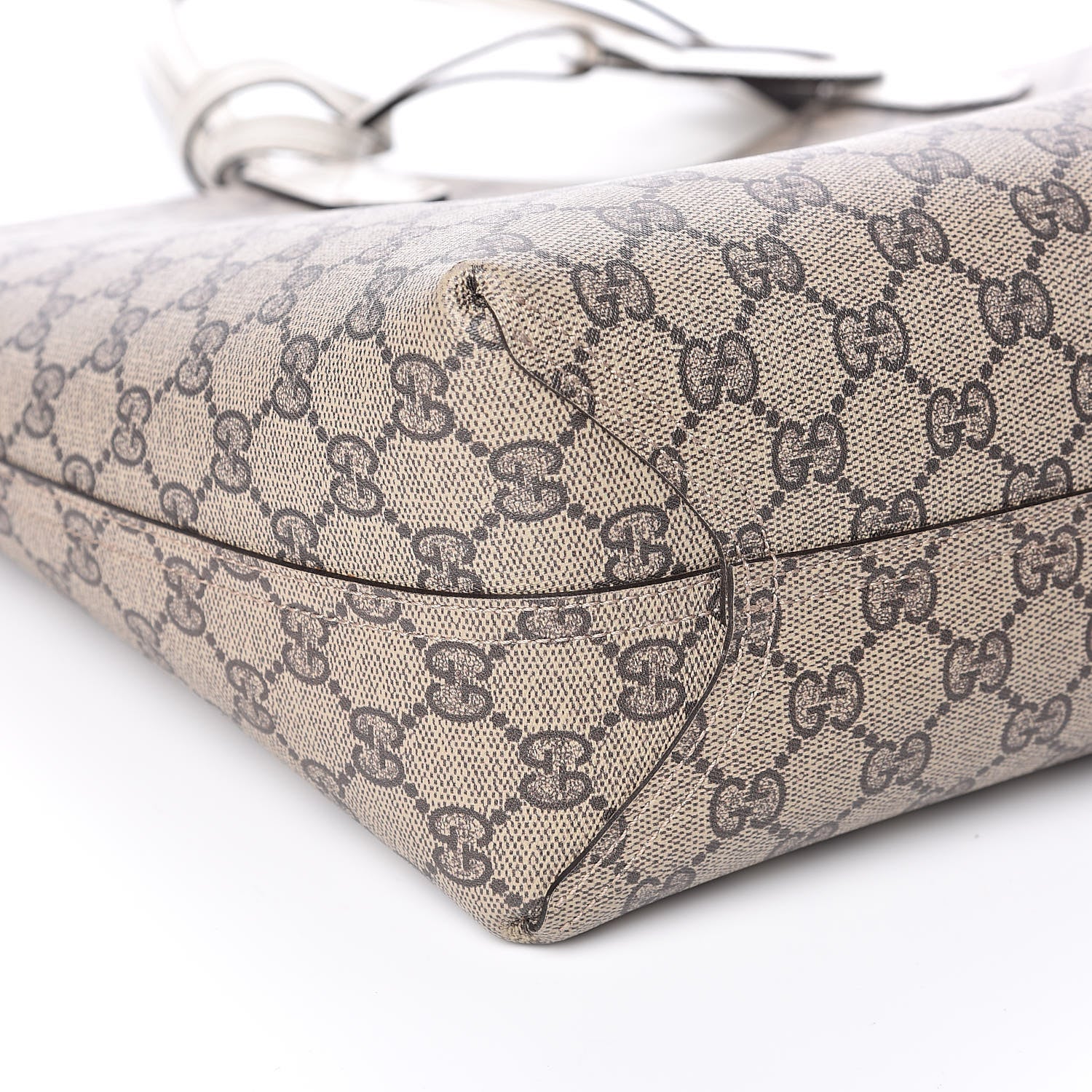 Gucci GG Supreme Monogram Medium Reversible Tote Beige White 13 of 16