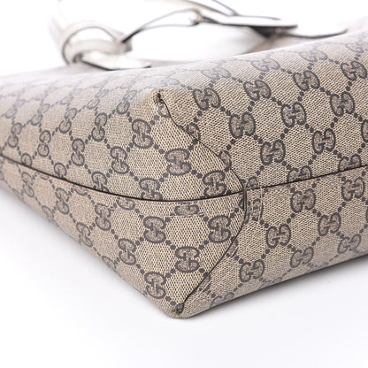 Gucci GG Supreme Monogram Medium Reversible Tote Beige White 13 of 16