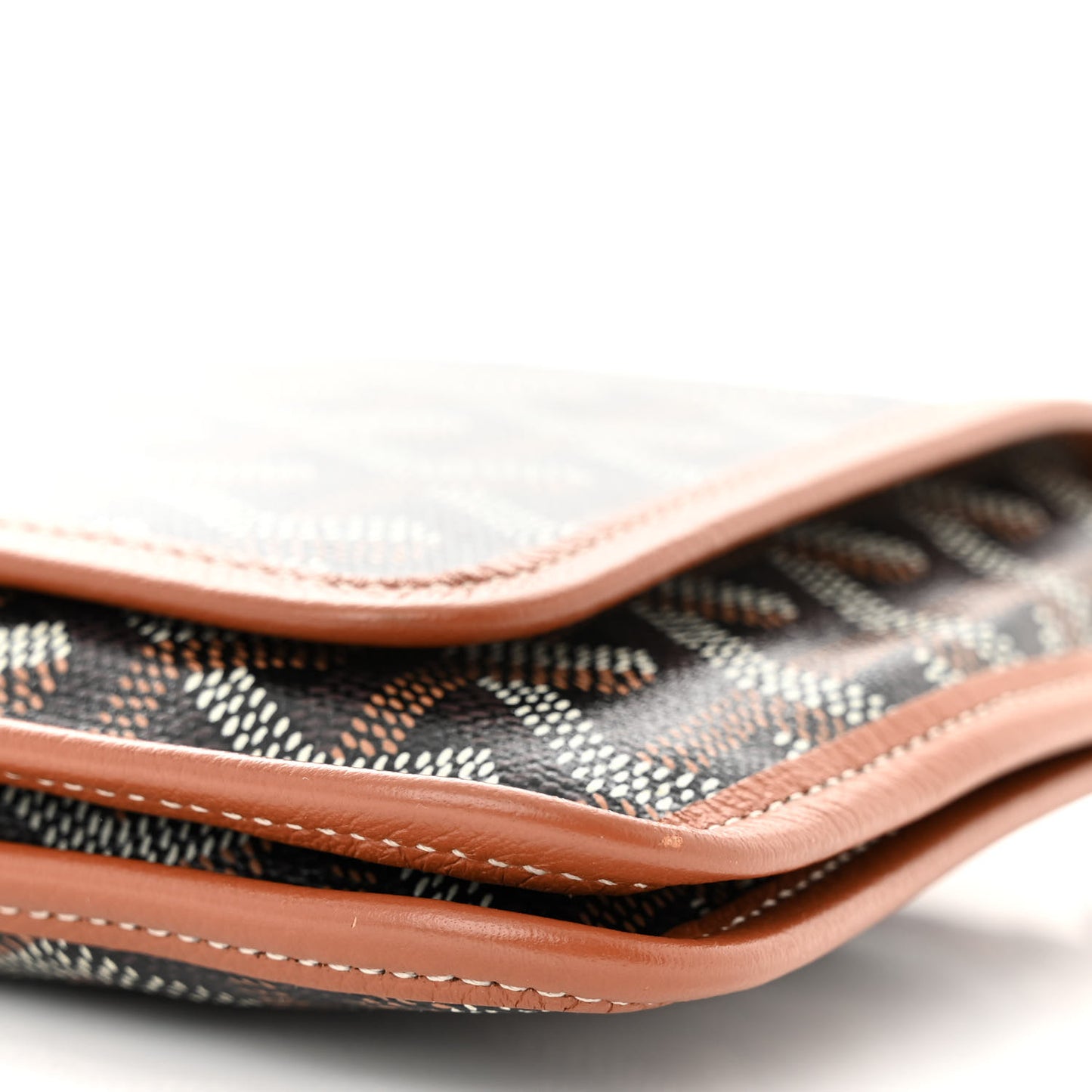 Goyardine Plumet Wallet Clutch Black Gold