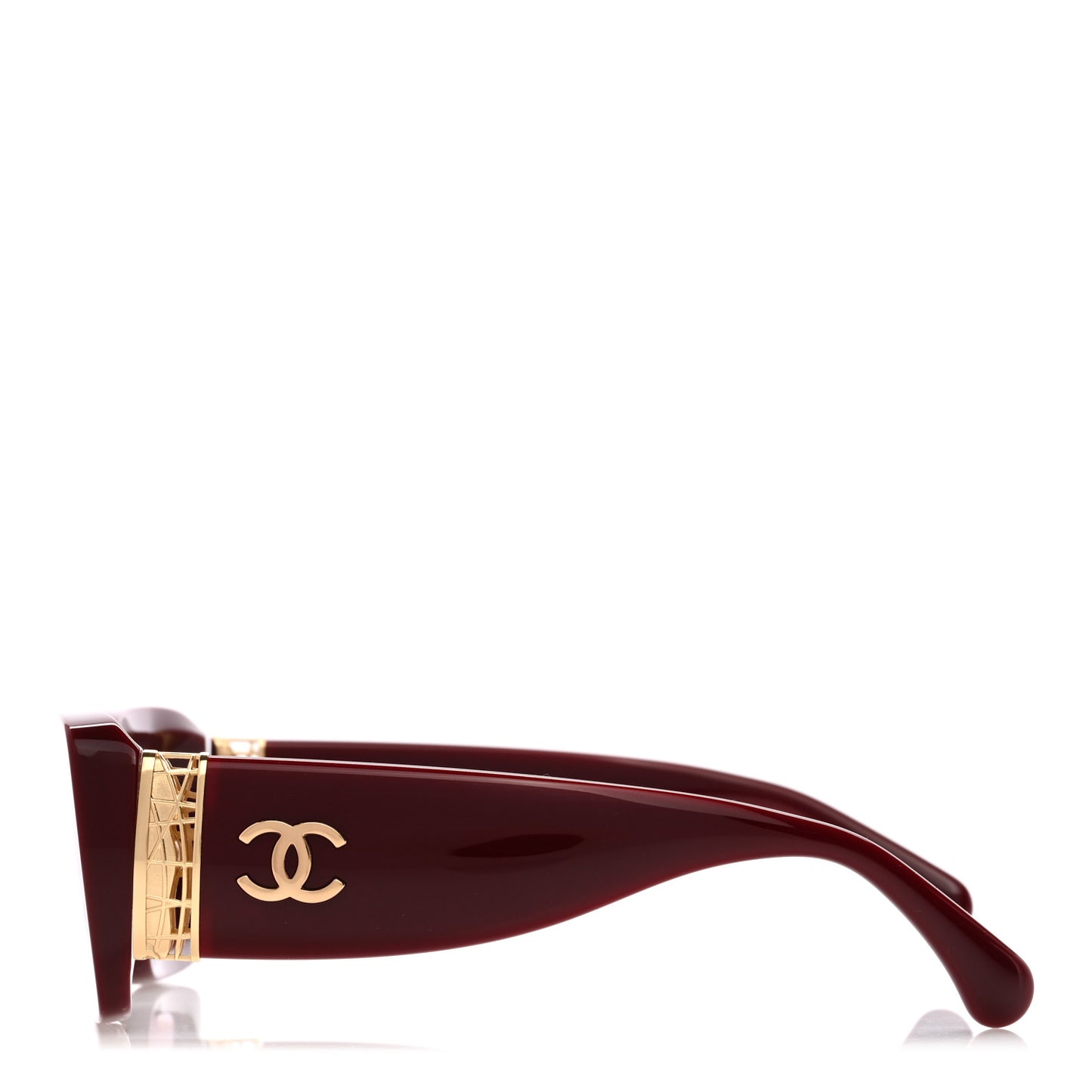 Acetate Rectangle Sunglasses 5534 Red