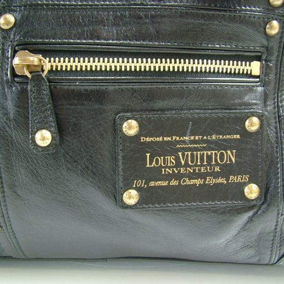 Louis Vuitton Lambskin Riveting Black 7 of 11