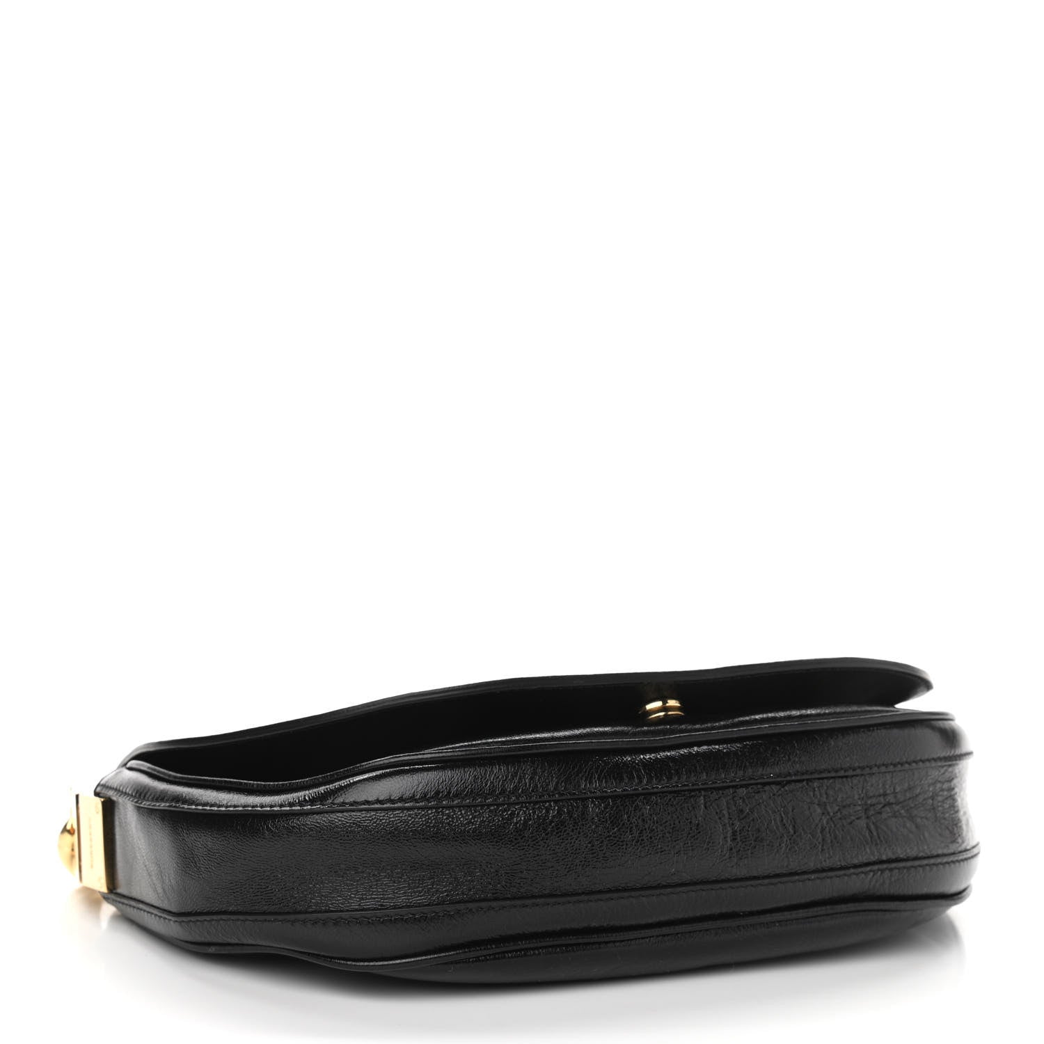 Burberry Lambskin Small Olympia Chain Shoulder Bag Black 4 of 12