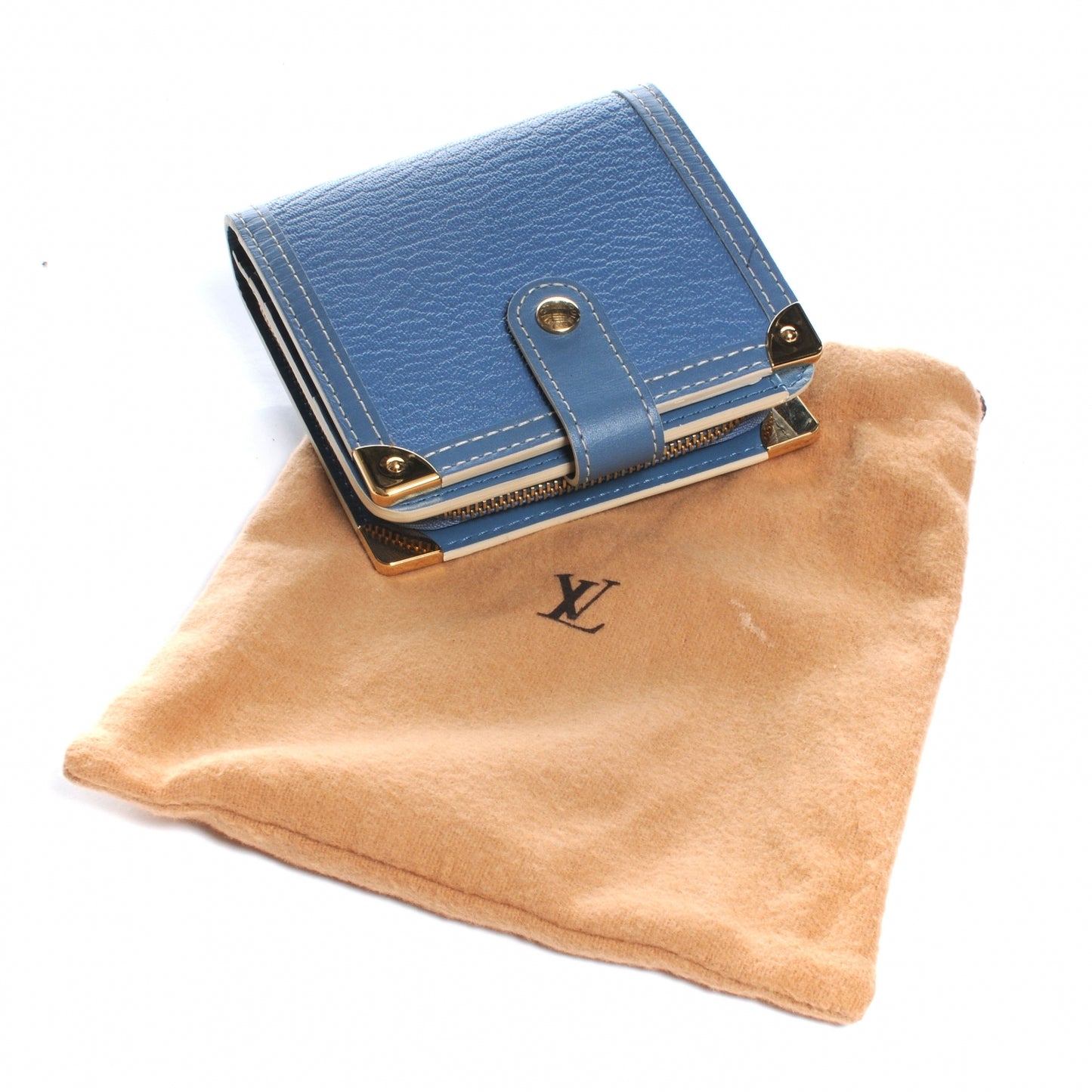 Suhali Compact Zipped Wallet Blue