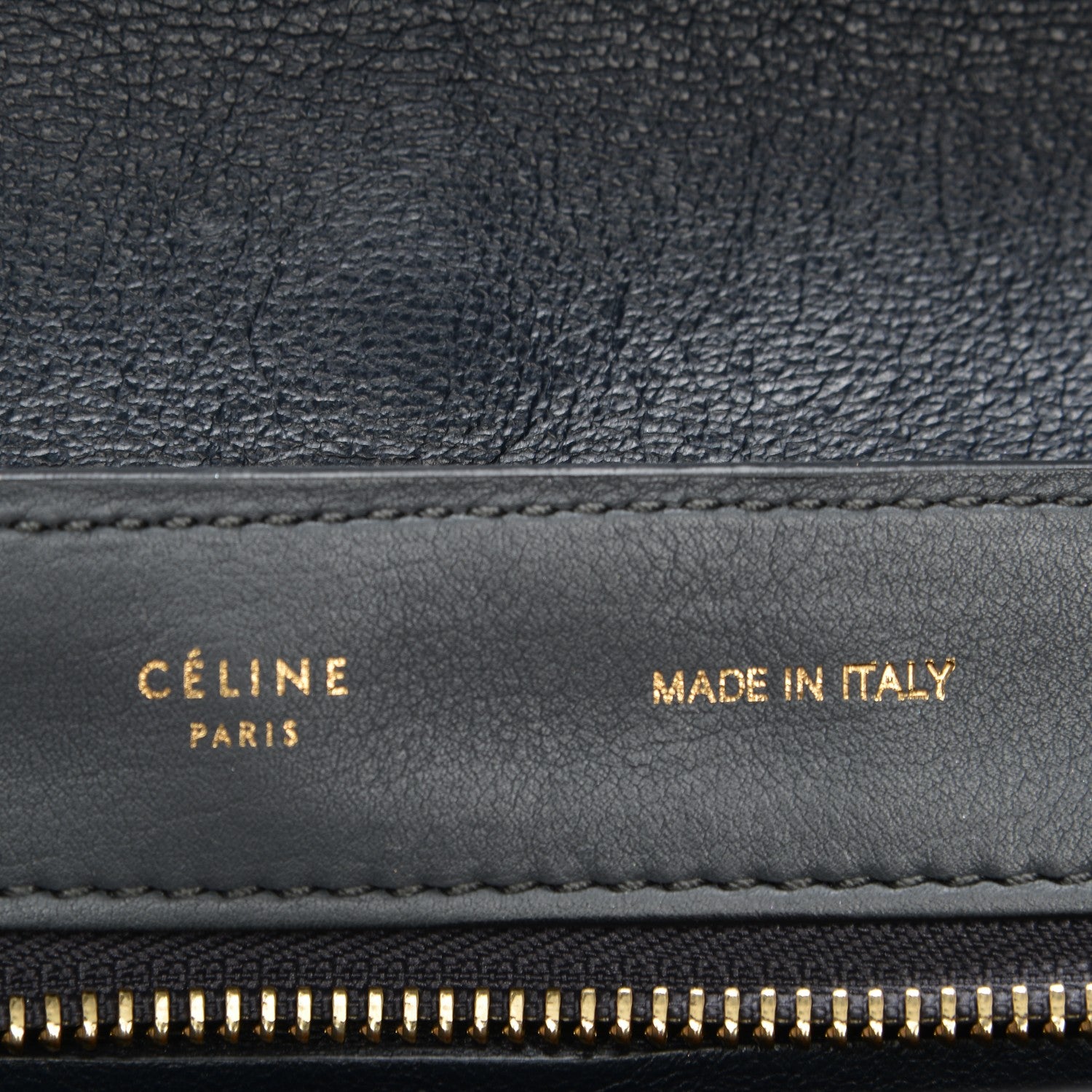 Celine Calfskin Suede Medium Tri-Color Trapeze Green 6 of 6