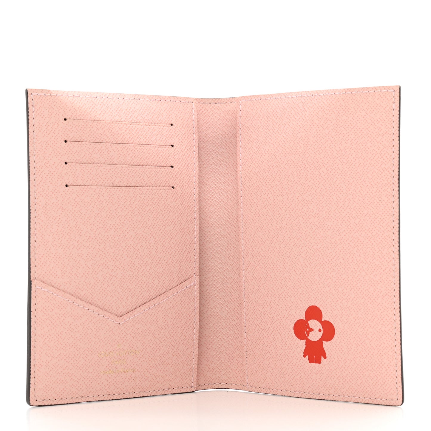 Monogram 2020 Christmas Animation Big Wheel Passport Cover Rose Ballerine