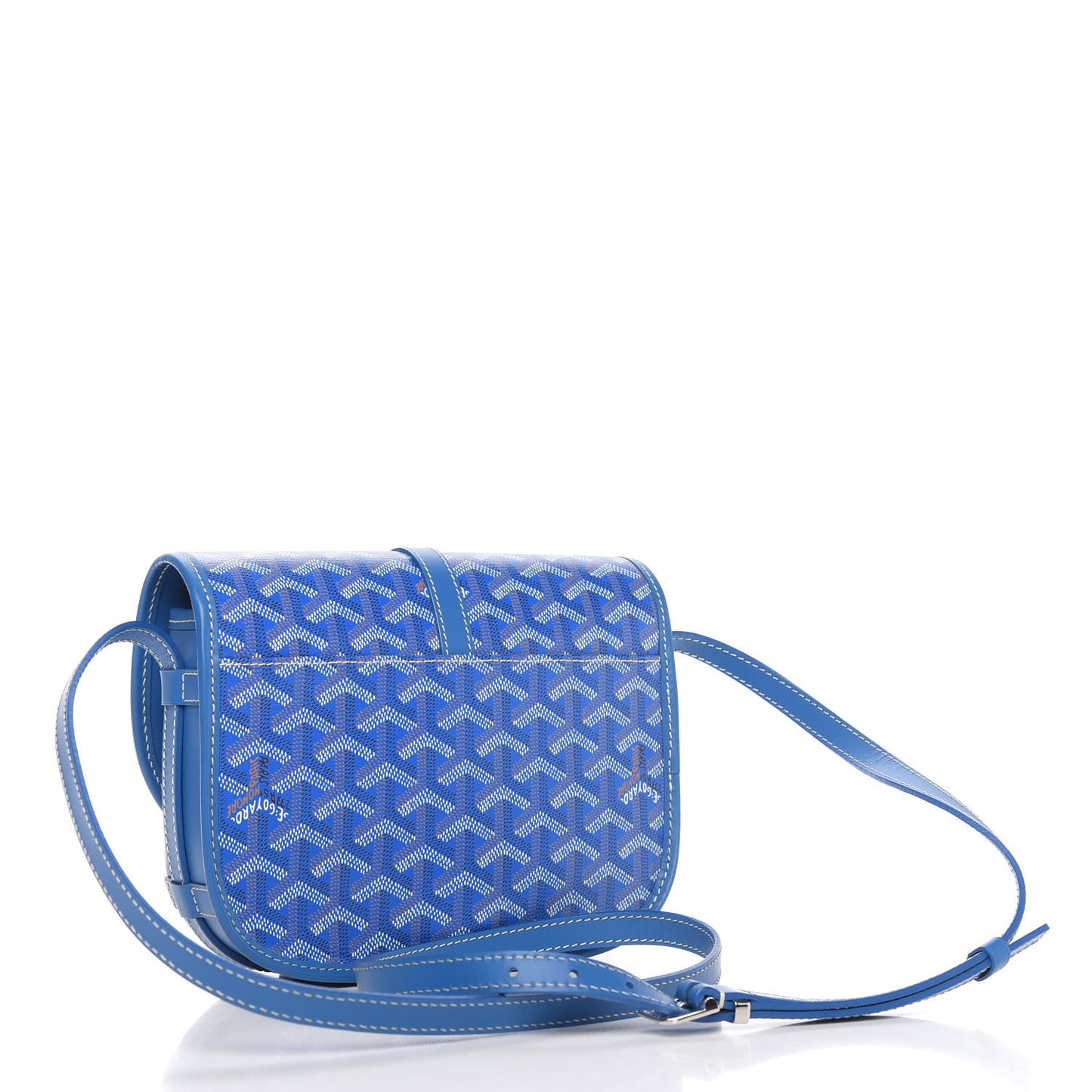 Goyardine Belvedere II PM Messenger Bag Sky Blue