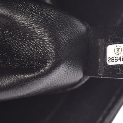 Chanel Lambskin Quilted Chain Backpack Black 7 of 12