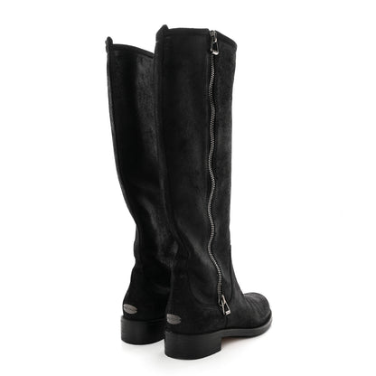 Jimmy Choo Suede Doreen Tall Boots 36.5 Black 4 of 11