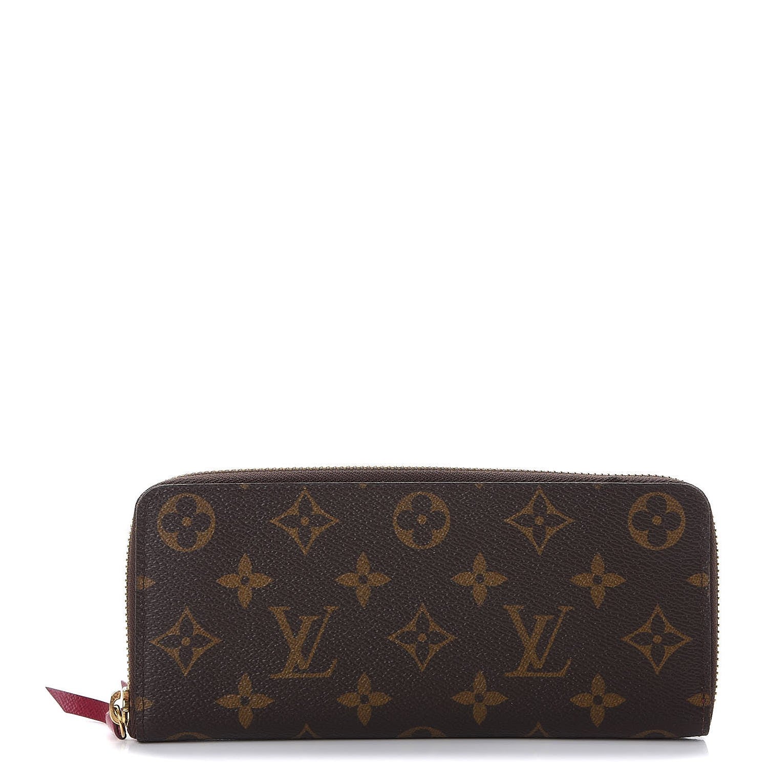 Louis Vuitton Monogram Clemence Wallet Fuchsia 1 of 8